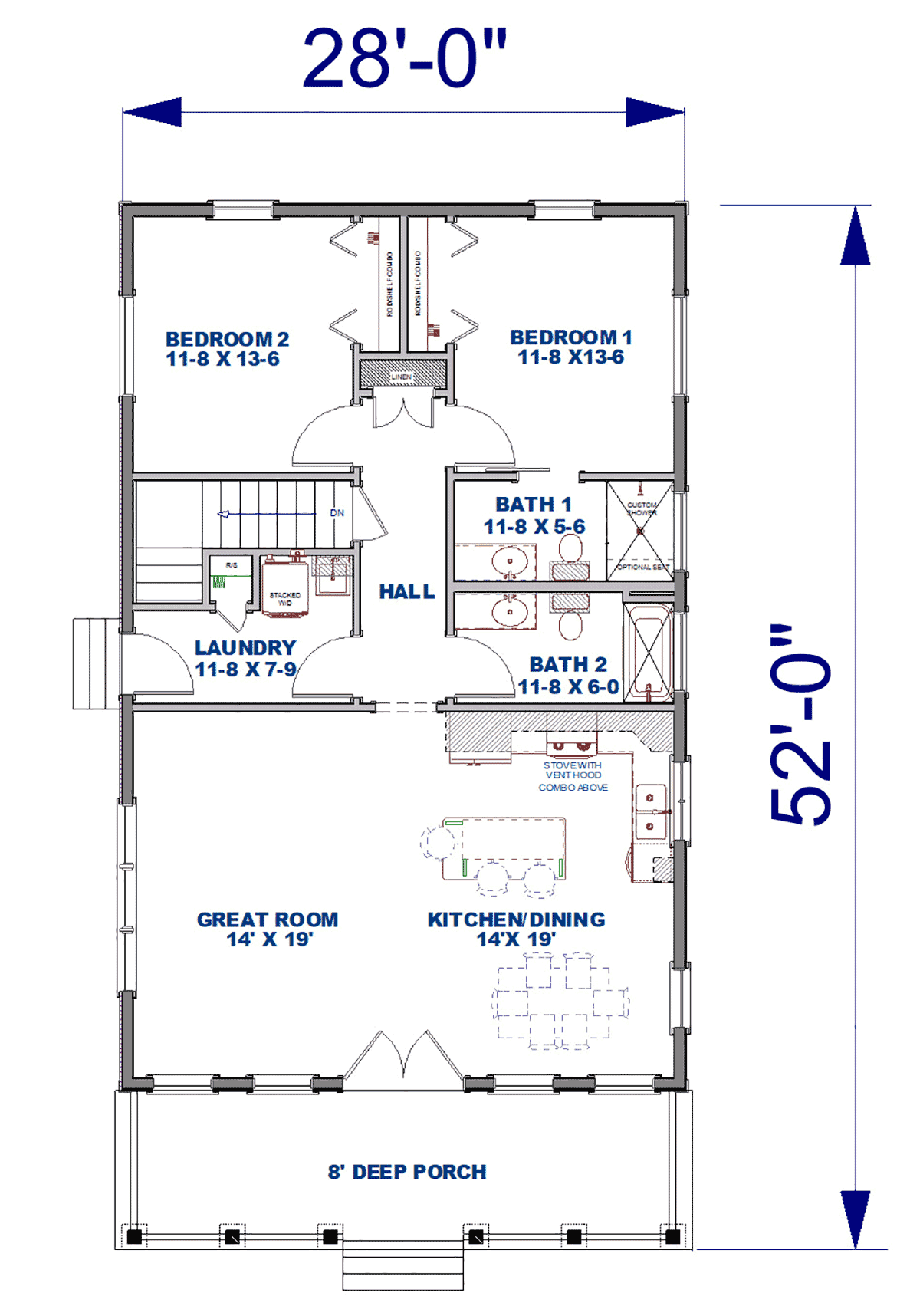 House Plan 77433 Level One