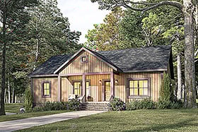 Plan 77442 - 1402 Square Feet