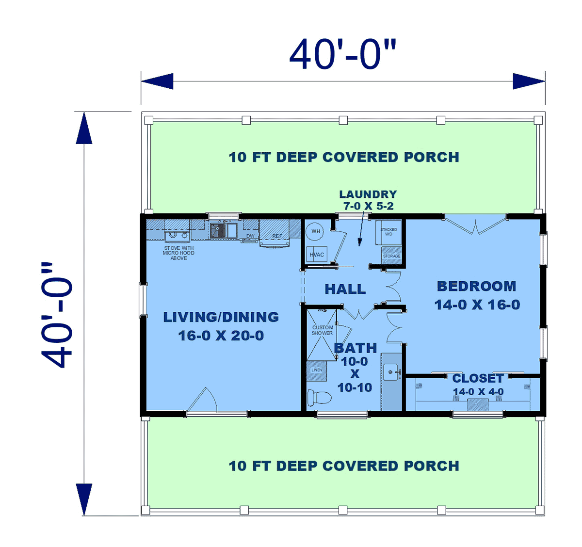 House Plan 77449 Level One