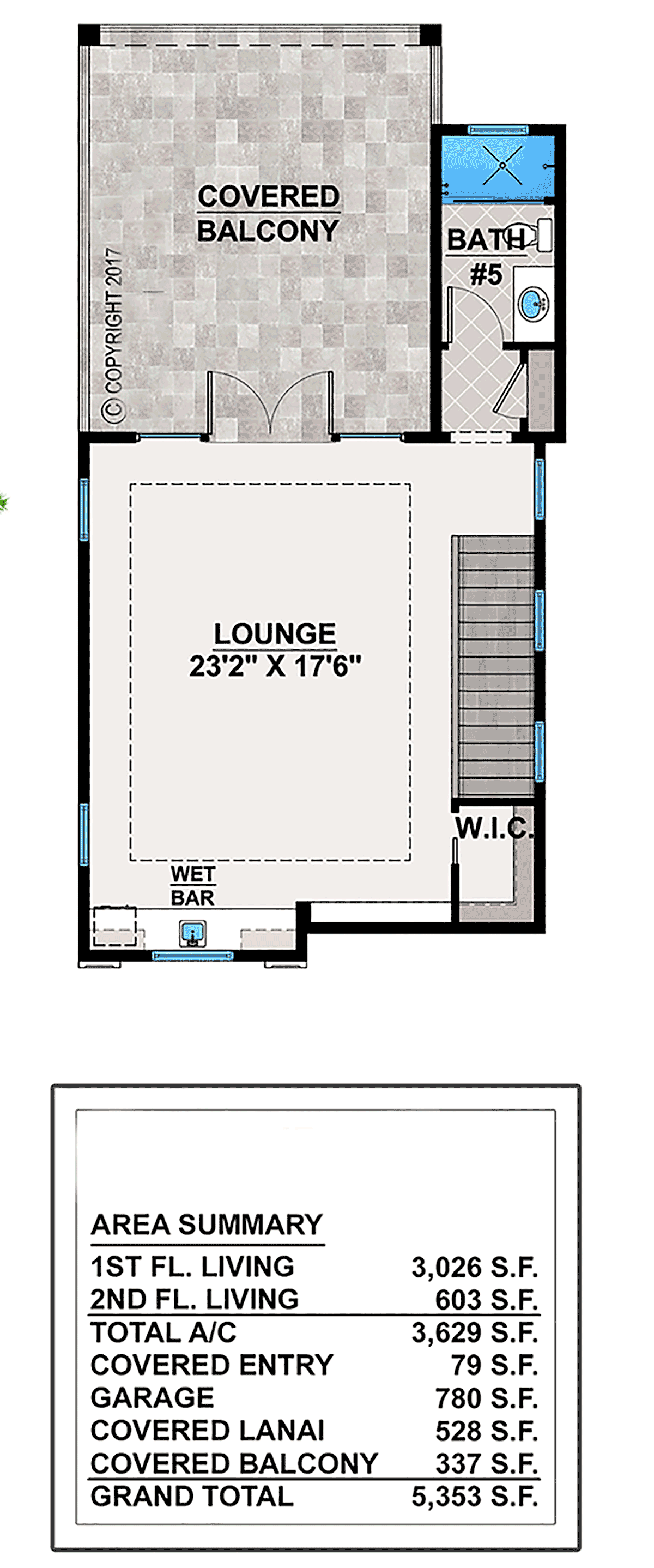 House Plan 77502 Level Two