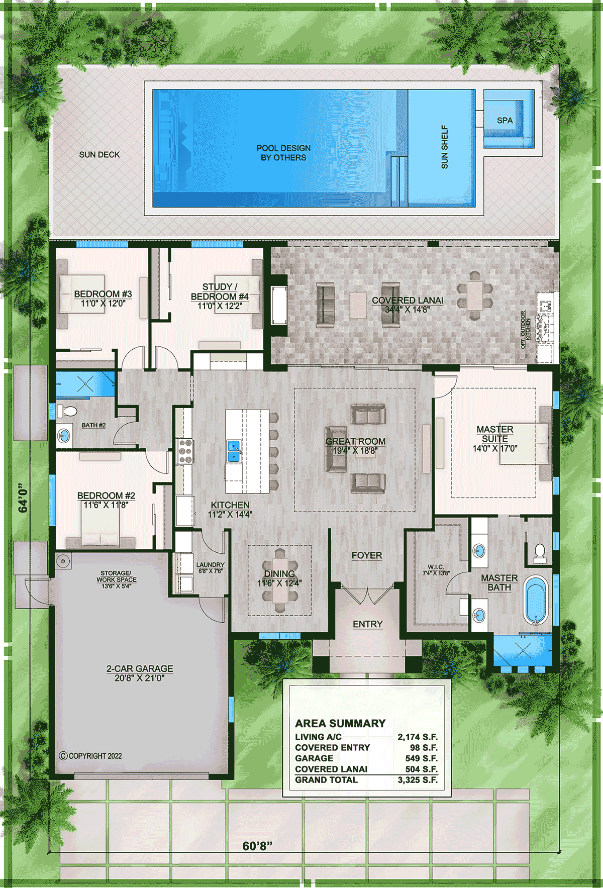 House Plan 77533 Level One