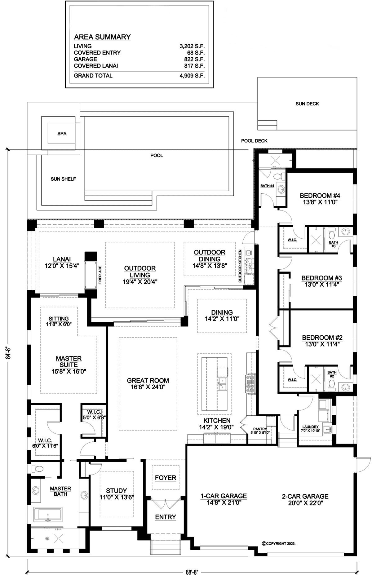 House Plan 77537 Level One