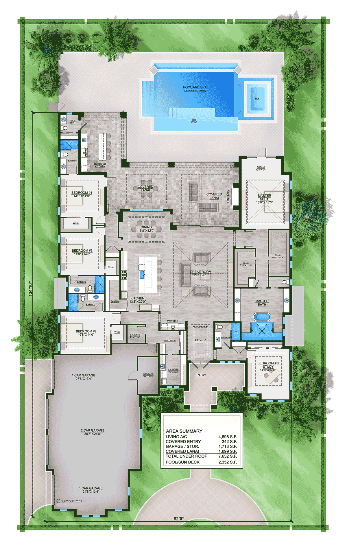 House Plan 77542 Level One