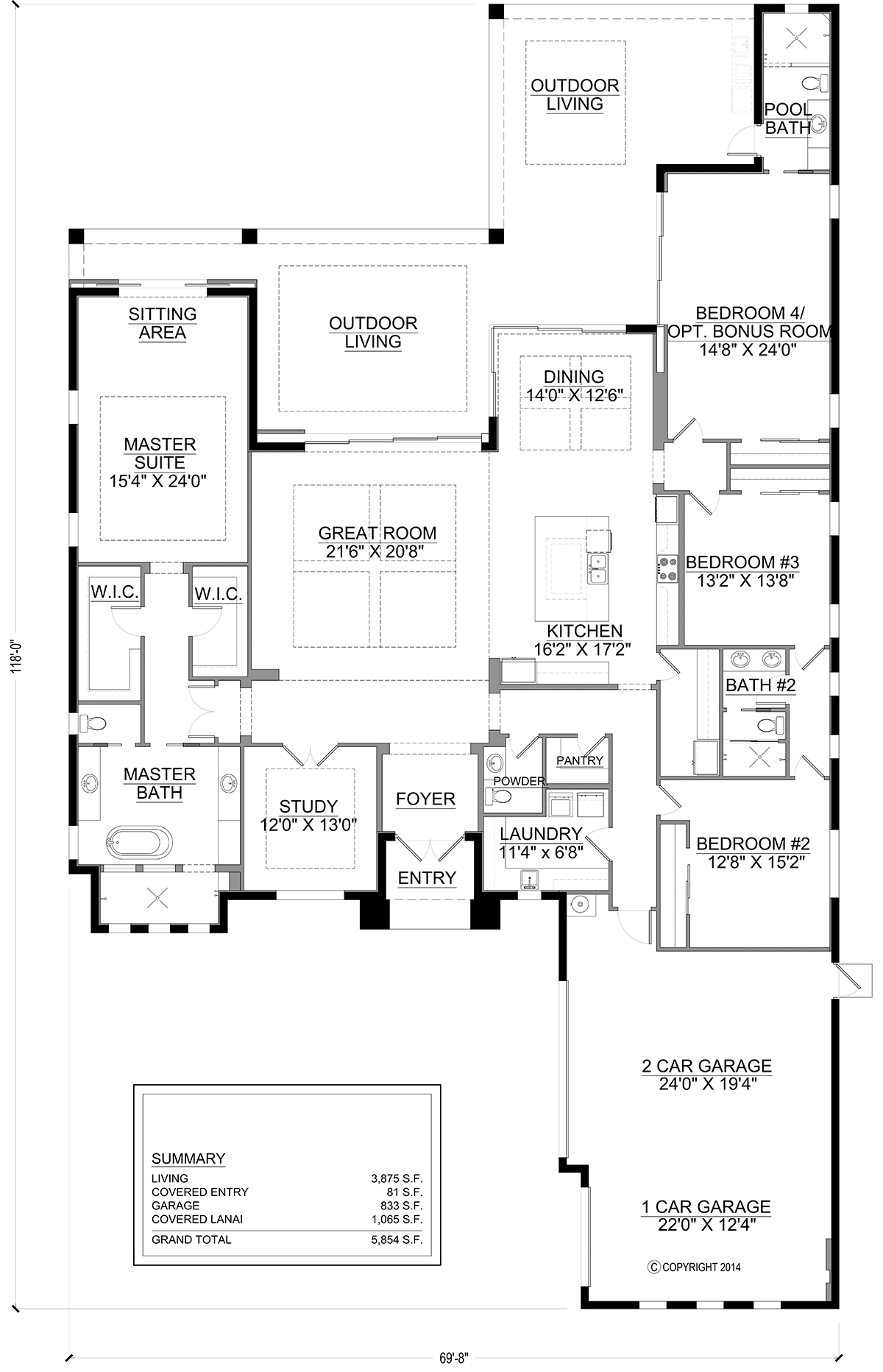 Plan 77607 | Modern Style with 4 Bed, 4 Bath, 3 Car Garage