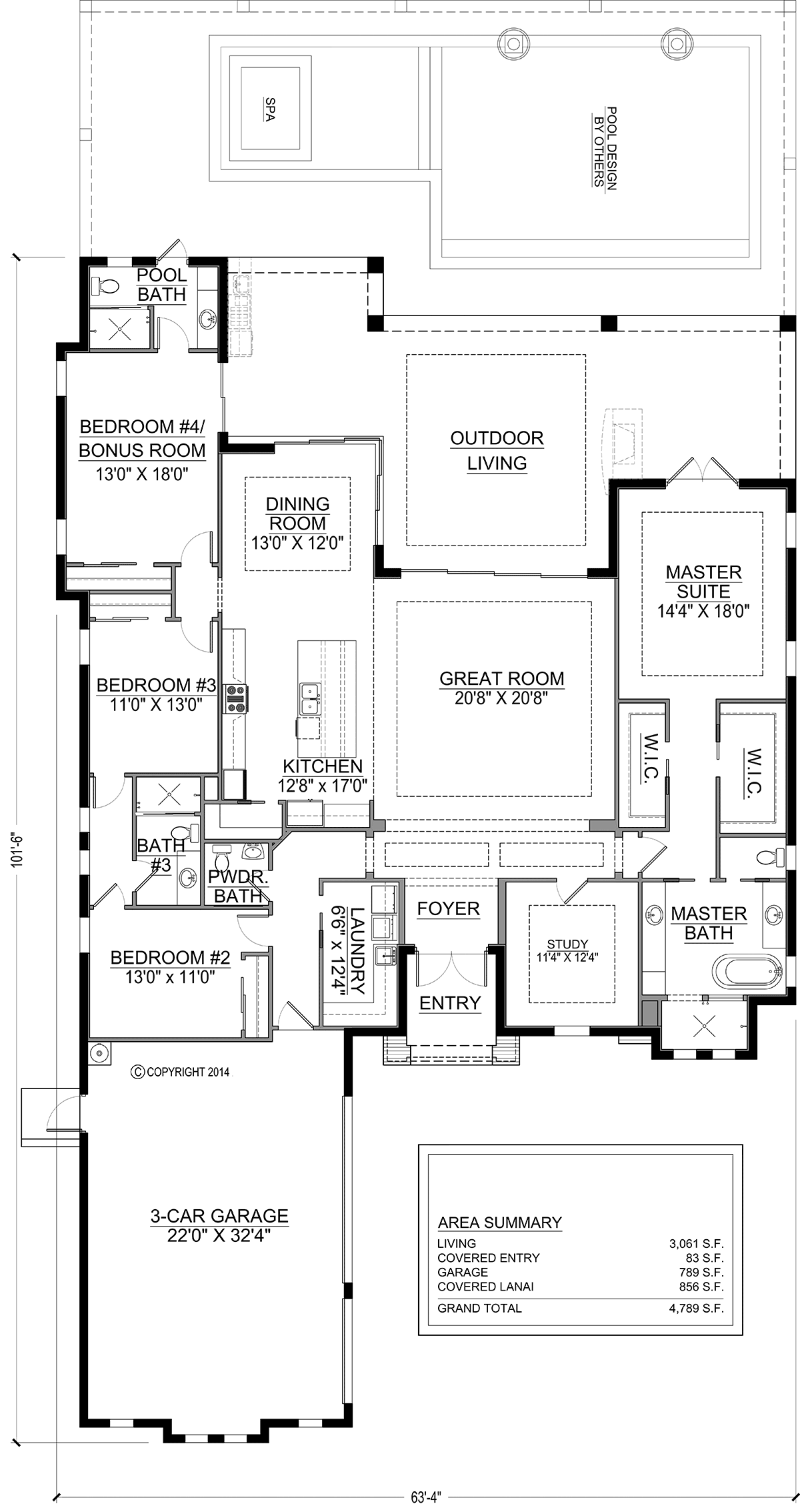 House Plan 77614 Level One