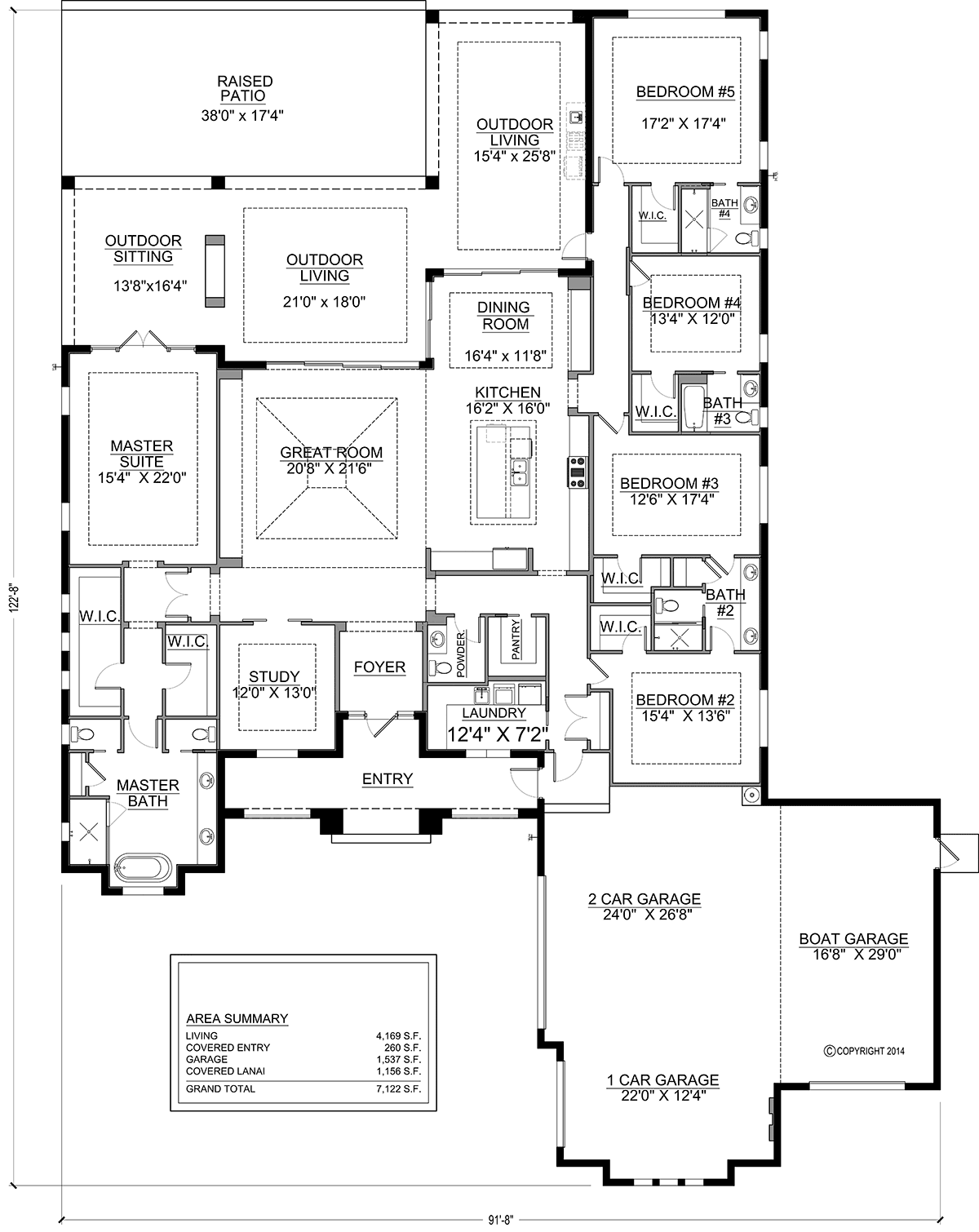 House Plan 77615 Level One