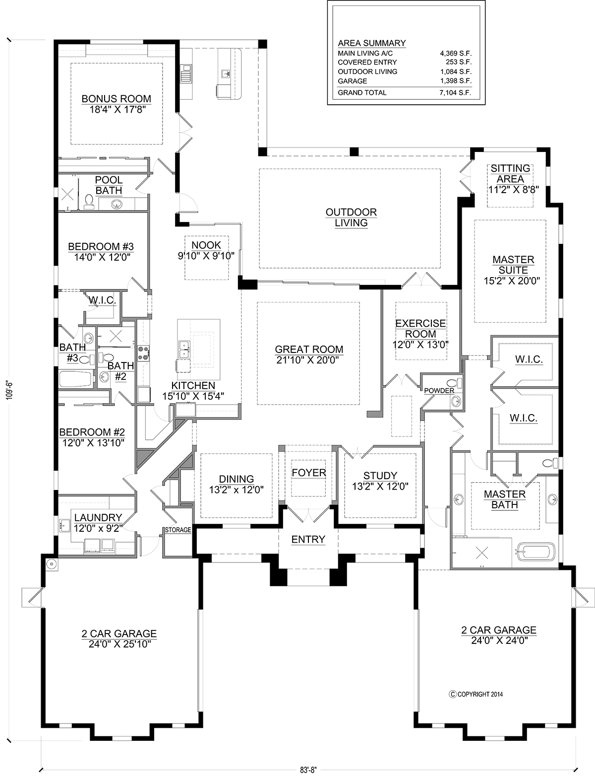 House Plan 77617 Level One