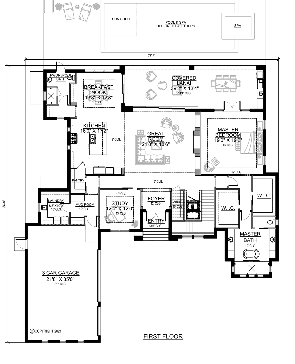 House Plan 77621 Level One