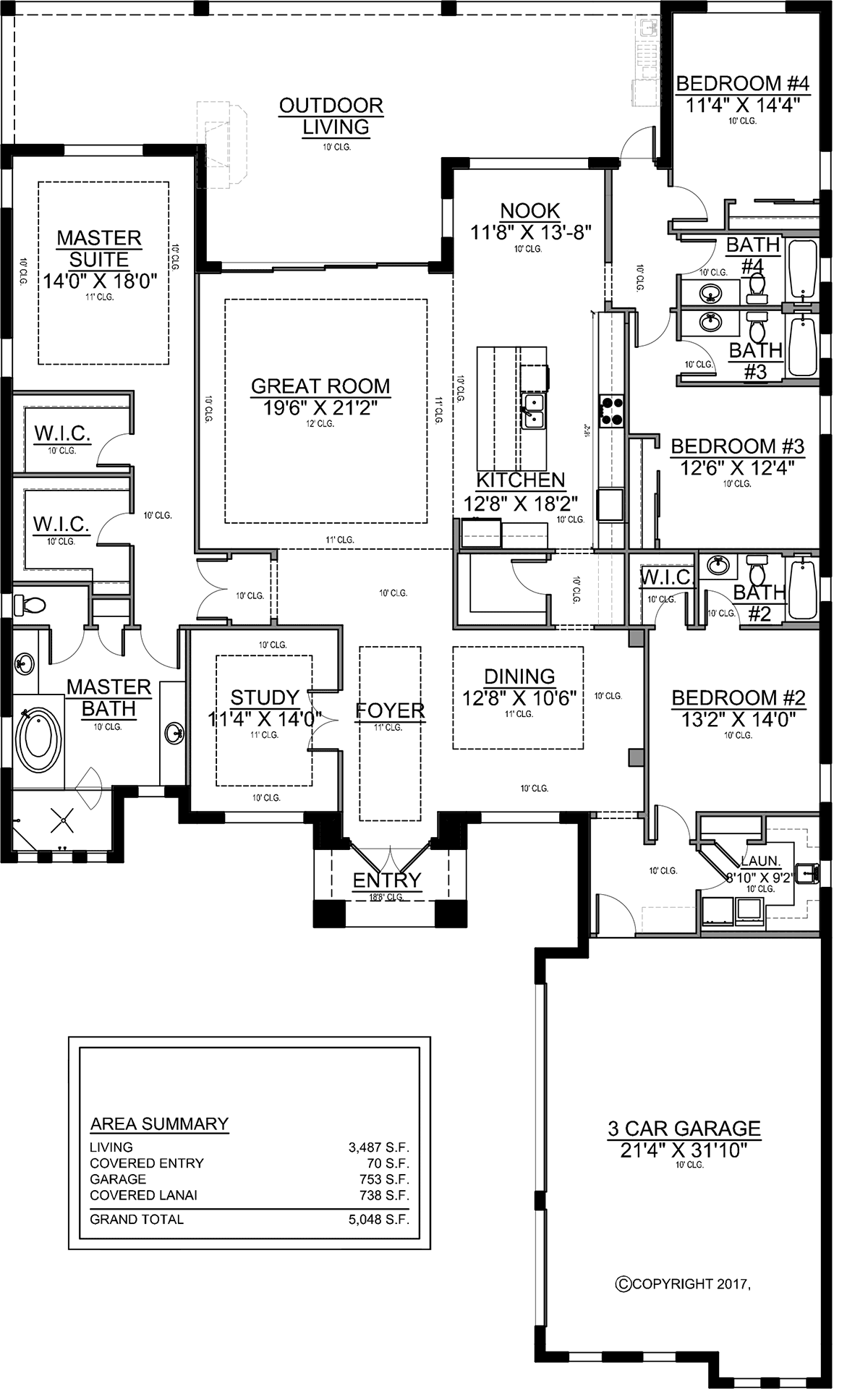 House Plan 78187 Level One