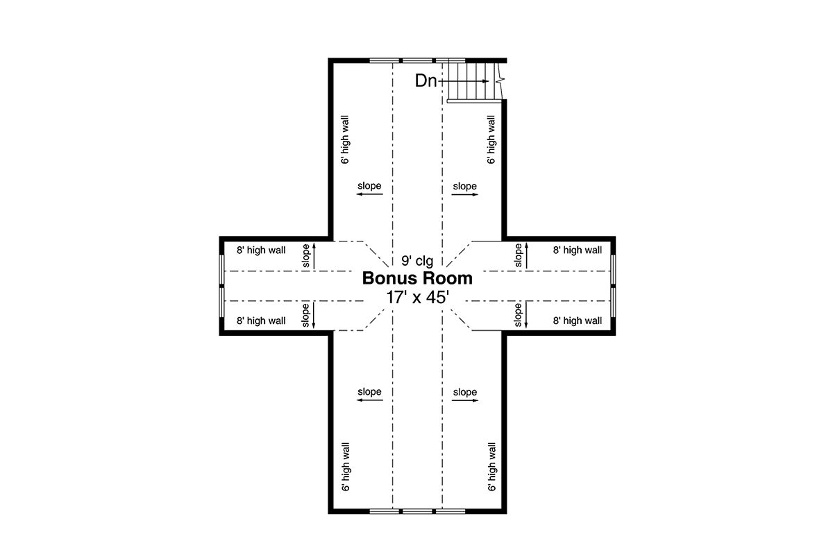 Garage Plan 78433 - 3 Car Garage Apartment Level Two