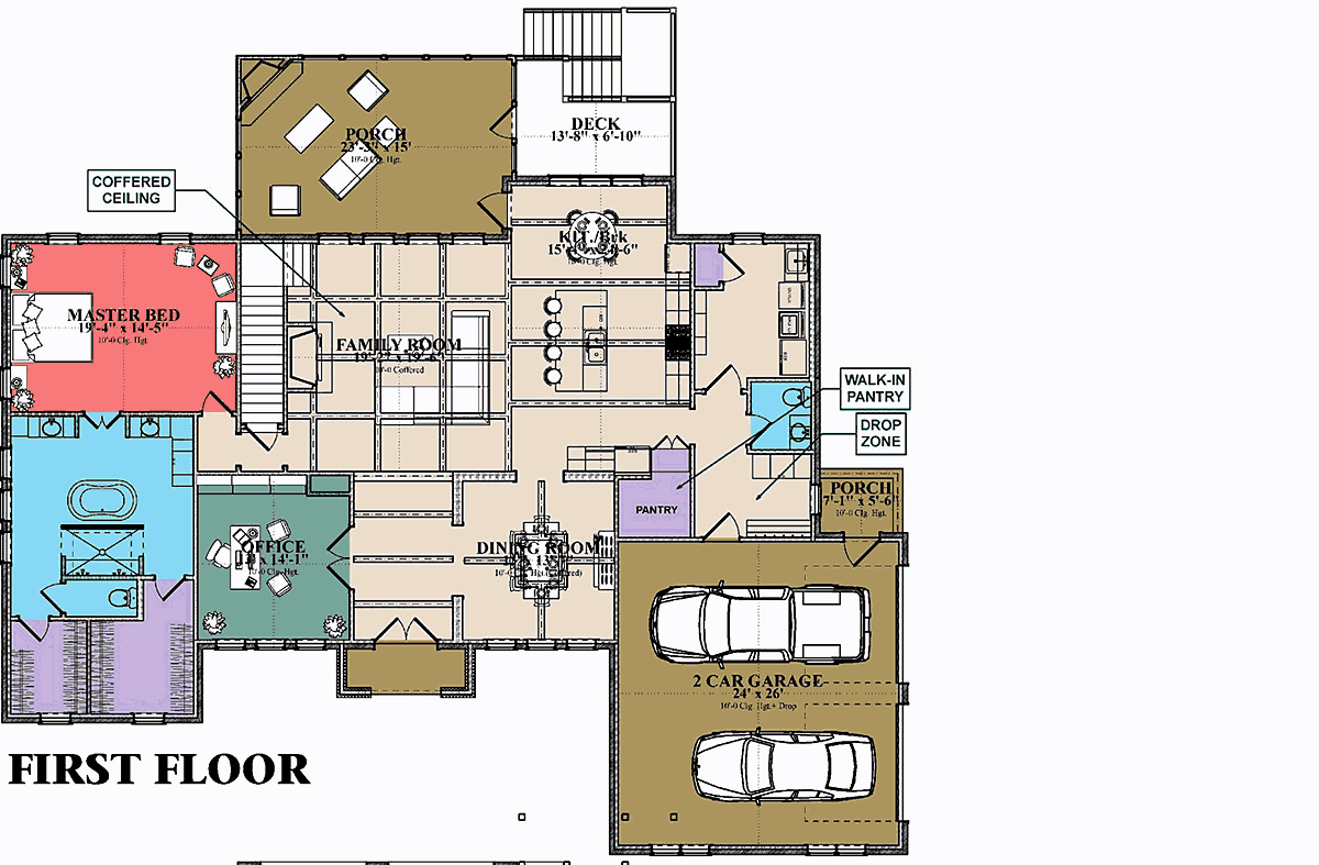 House Plan 78506 Level One