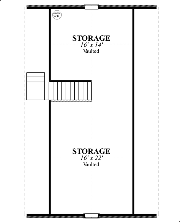 Garage Plan 78658 - 2 Car Garage Level Two