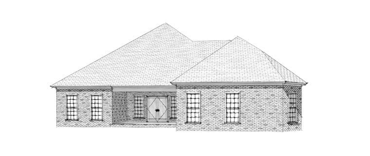 Contemporary Plan with 2670 Sq. Ft., 4 Bedrooms, 4 Bathrooms, 2 Car Garage Picture 3