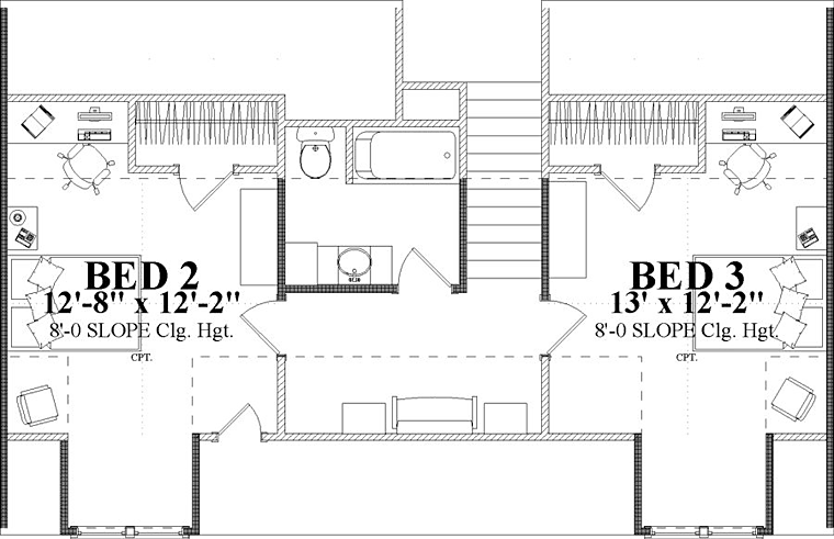 House Plan 78891 Level Two