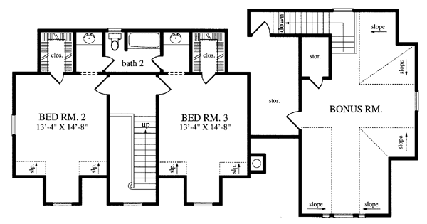 House Plan 79265 Level Two