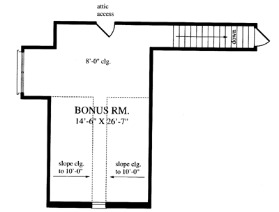 House Plan 79266 Level Two