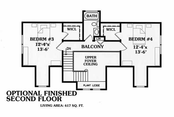 House Plan 79517 Level Two