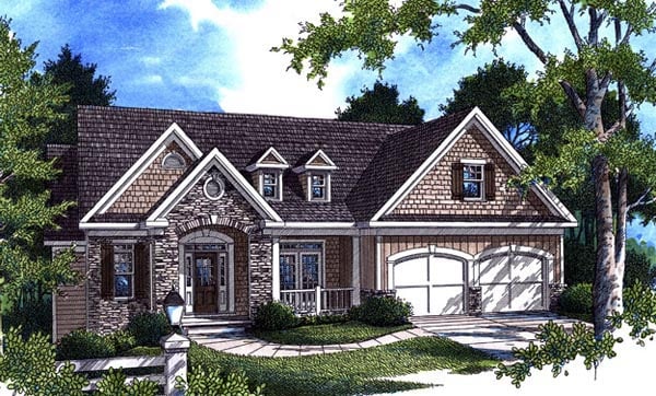 Craftsman Plan with 3231 Sq. Ft., 4 Bedrooms, 3 Bathrooms, 2 Car Garage Picture 7