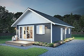 Plan 80500 - 967 Square Feet