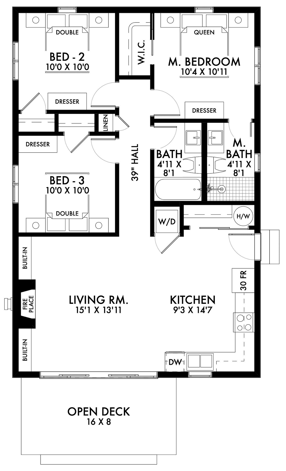 House Plan 80501 Level One
