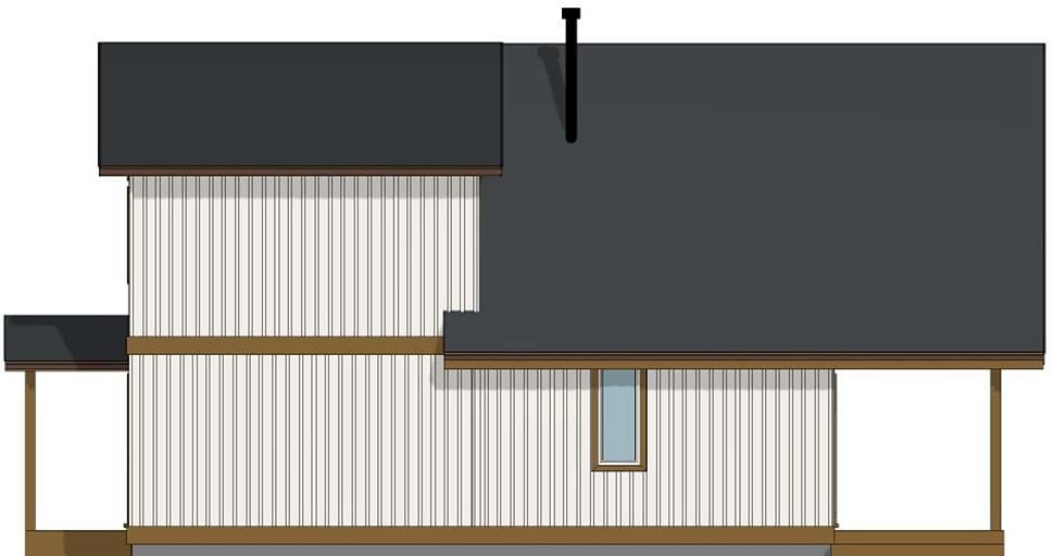 A-Frame, Coastal, Country Plan with 1252 Sq. Ft., 2 Bedrooms, 2 Bathrooms Picture 3