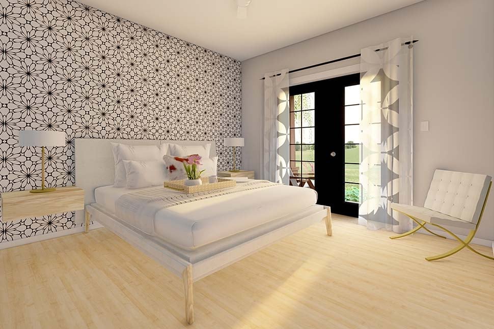 Contemporary, Country, Craftsman, Farmhouse, Ranch Plan with 988 Sq. Ft., 2 Bedrooms, 2 Bathrooms Picture 15