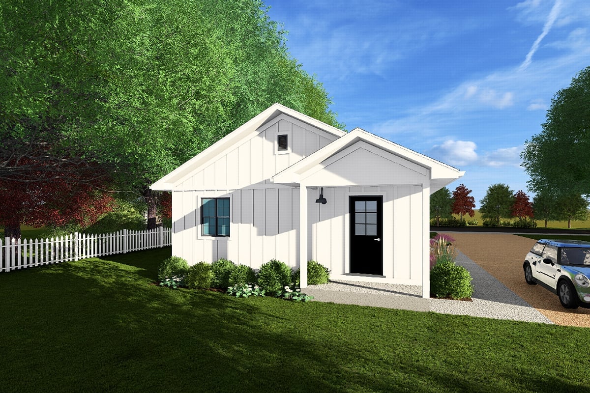 House Plan 80548 Rear Elevation