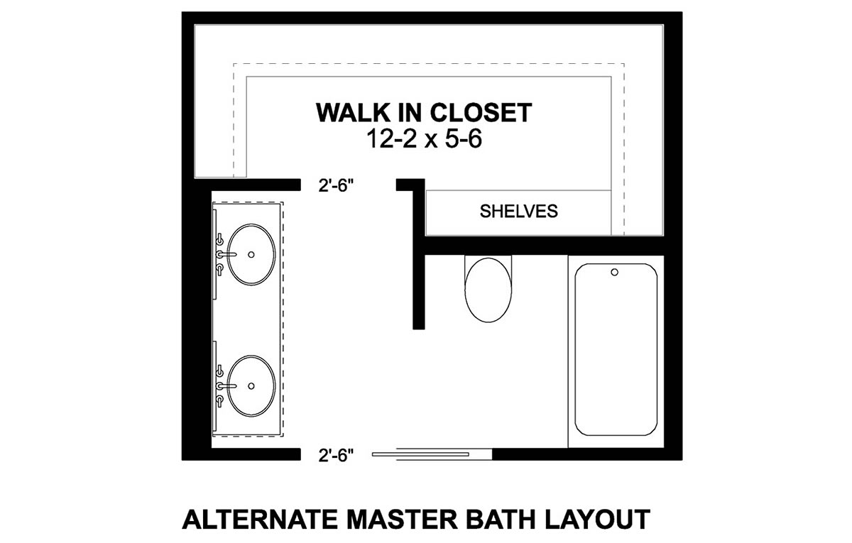 House Plan 80549 Alternate Level One