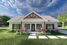 Plan 80550 - 1496 Square Feet