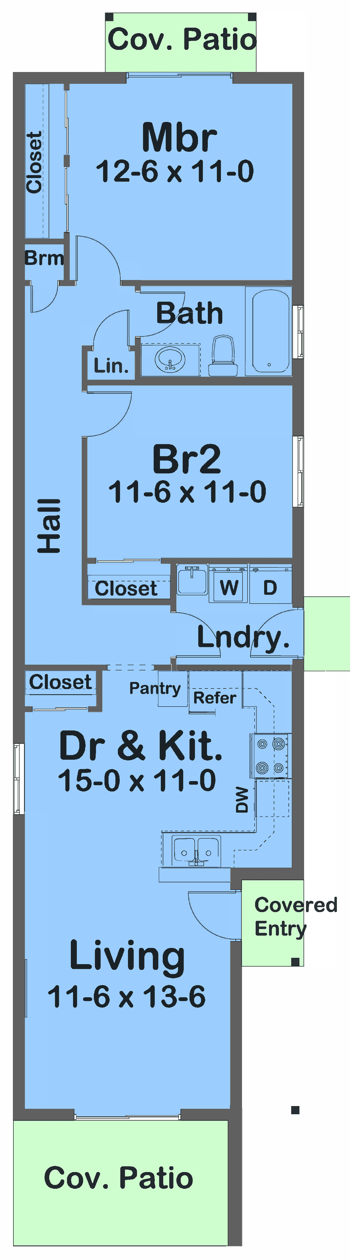 Multi-Family Plan 80551 Level One
