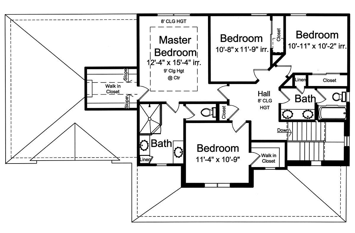 House Plan 80603 Level Two