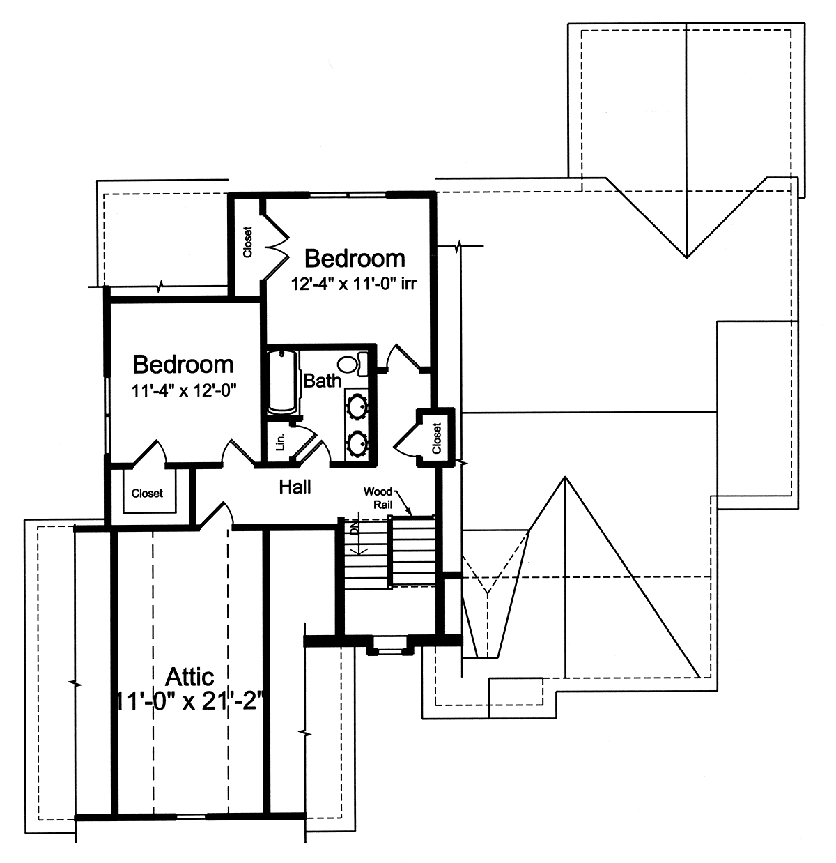 House Plan 80623 Level Two