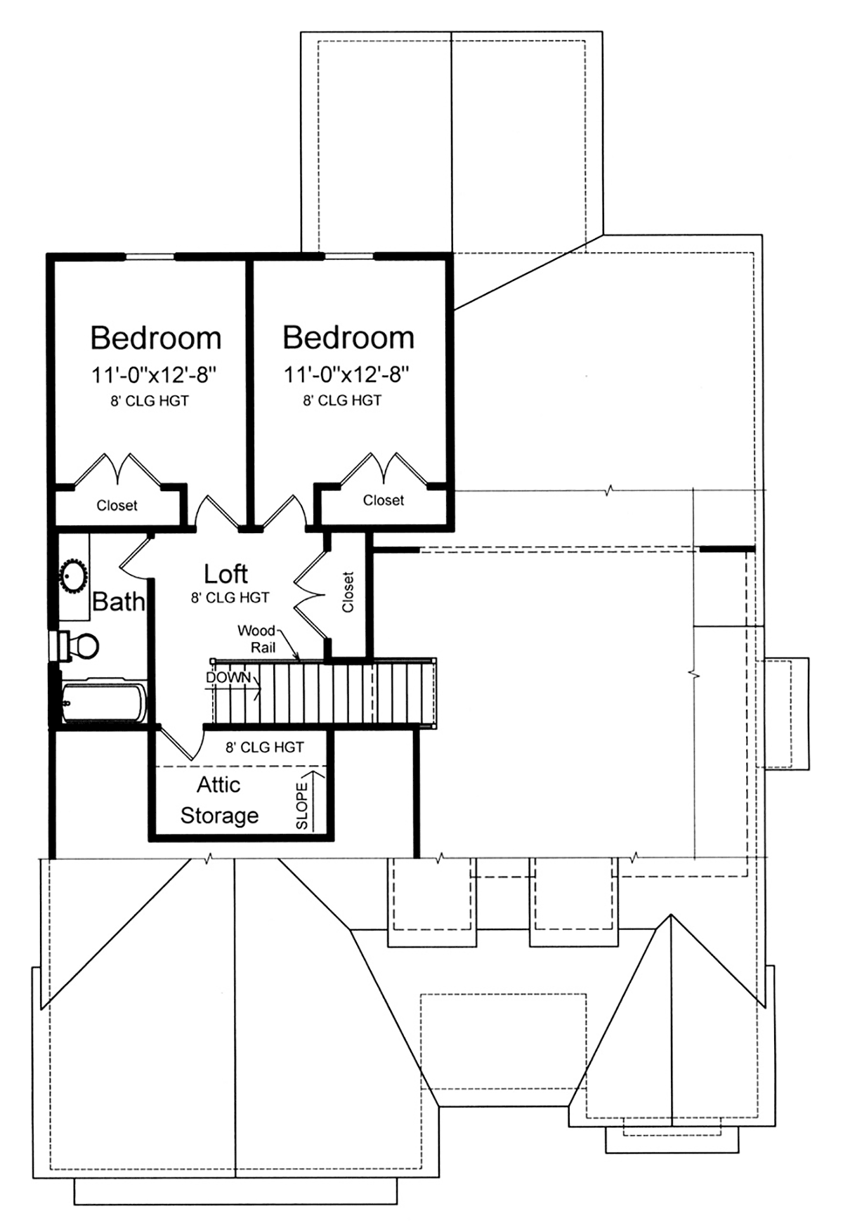 House Plan 80632 Level Two