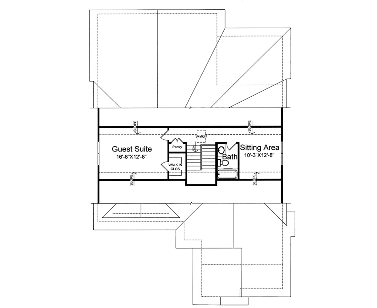 House Plan 80633 Level Two