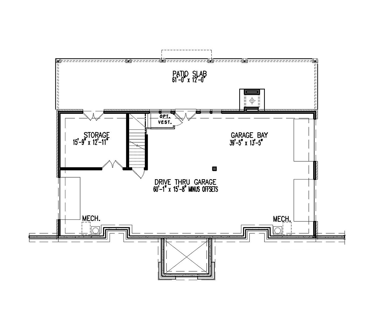 House Plan 80700 Lower Level