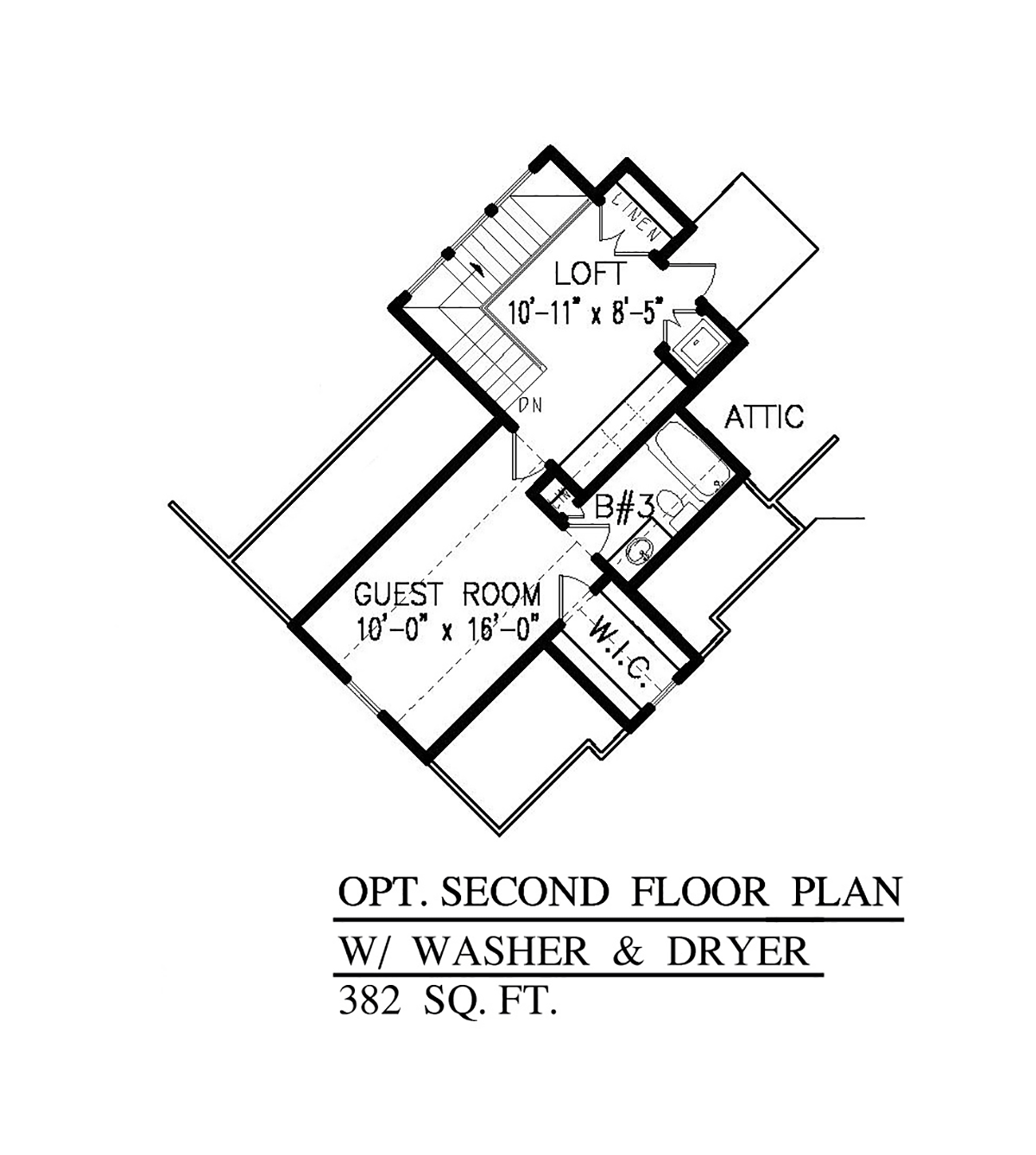 House Plan 80769 Alternate Level Two