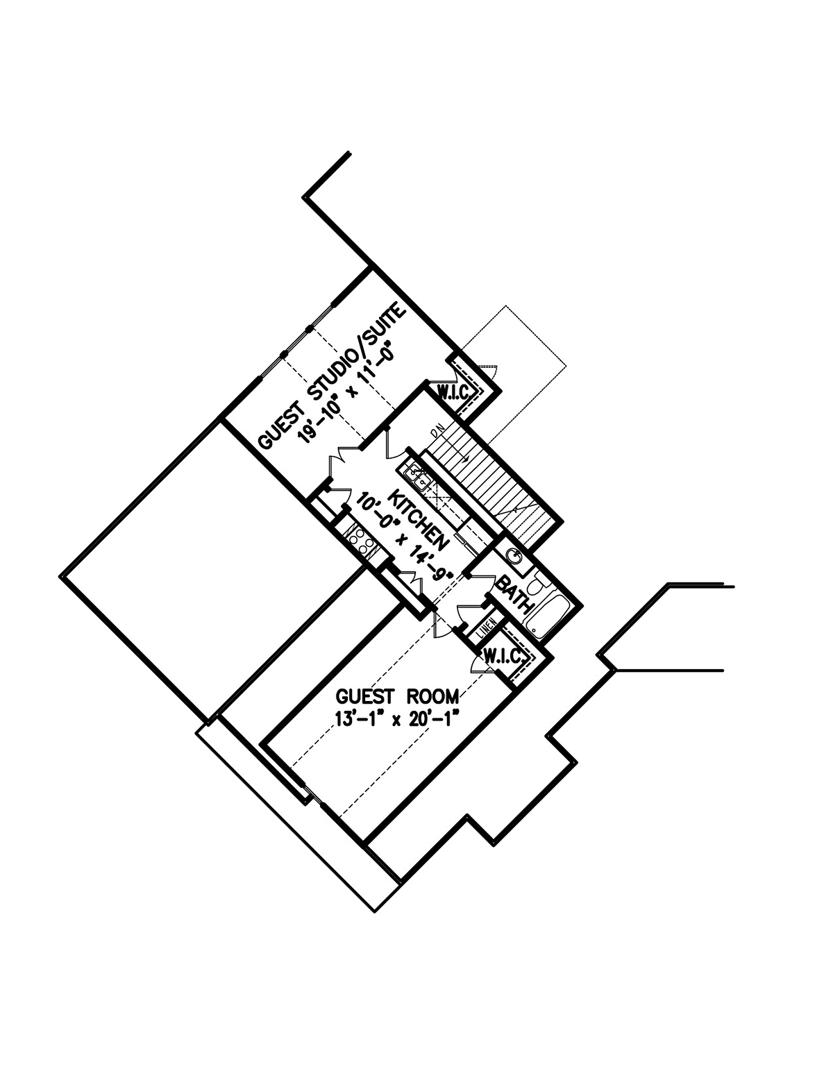 House Plan 80781 Level Two