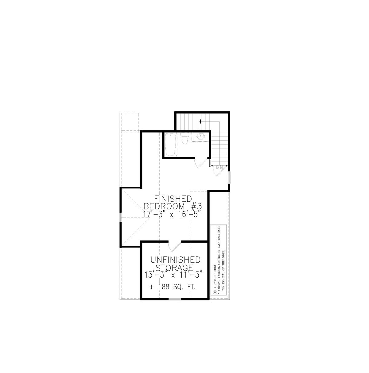 House Plan 80783 Level Two