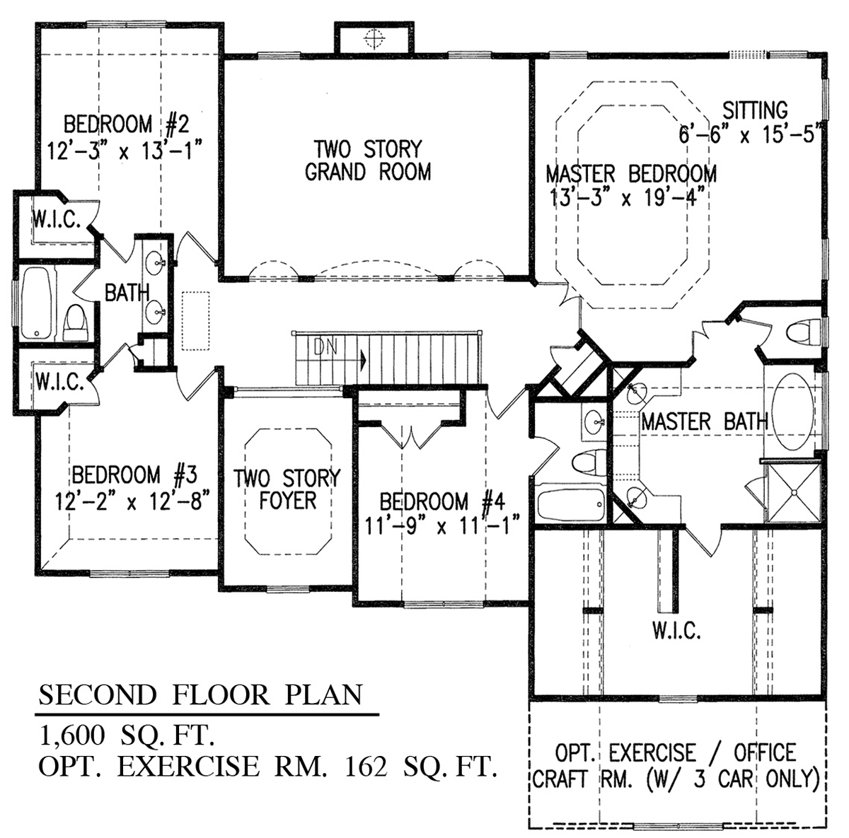 House Plan 80794 Level Two