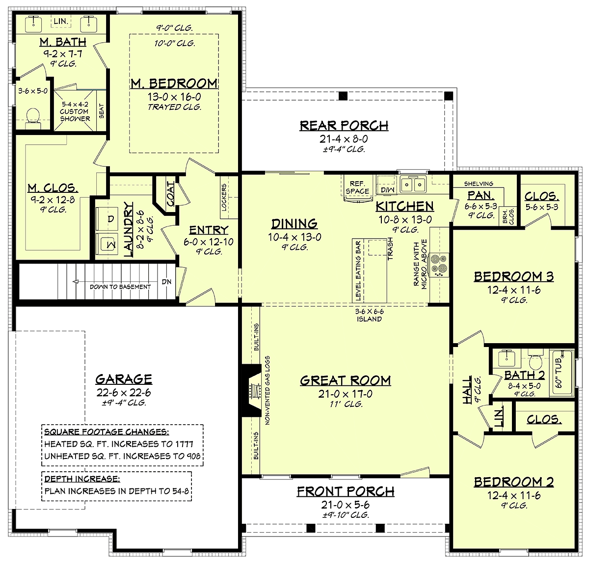 House Plan 80802 Alternate Level One