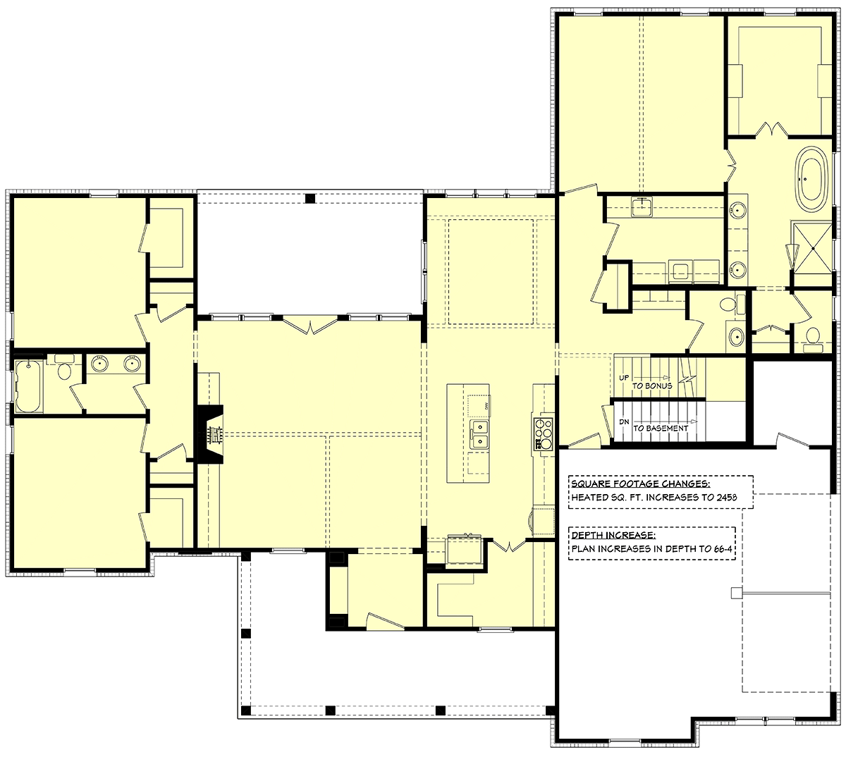 House Plan 80816 Alternate Level One