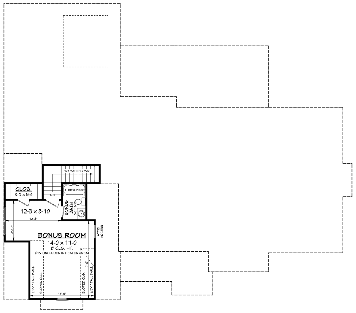 House Plan 80839 Level Two