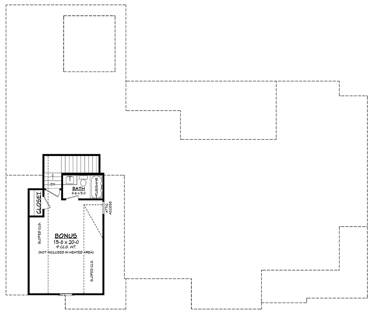 House Plan 80844 Level Two
