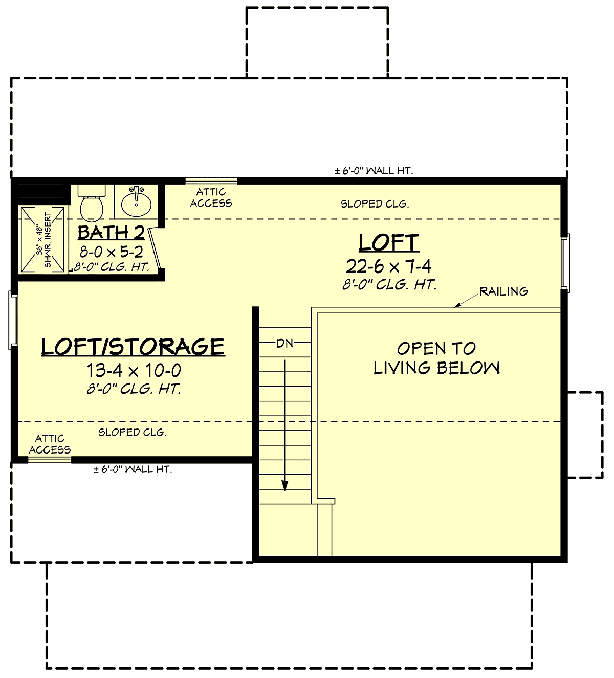 House Plan 80858 Level Two