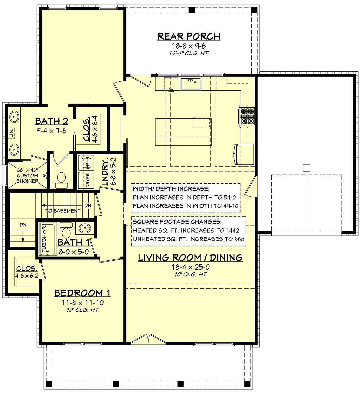 House Plan 80862 Alternate Level One