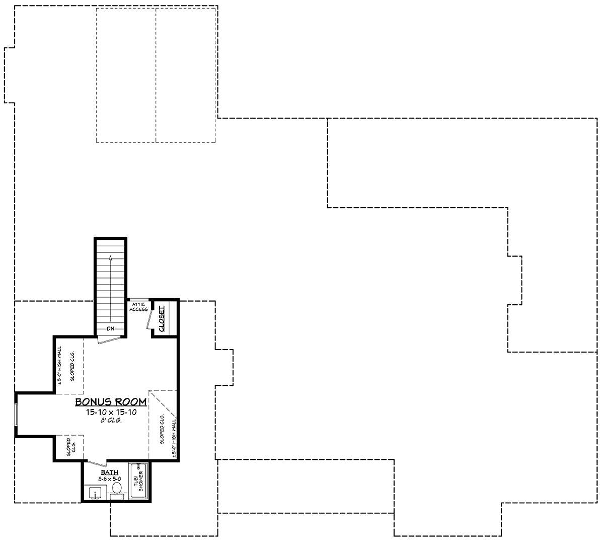 House Plan 80871 Level Two