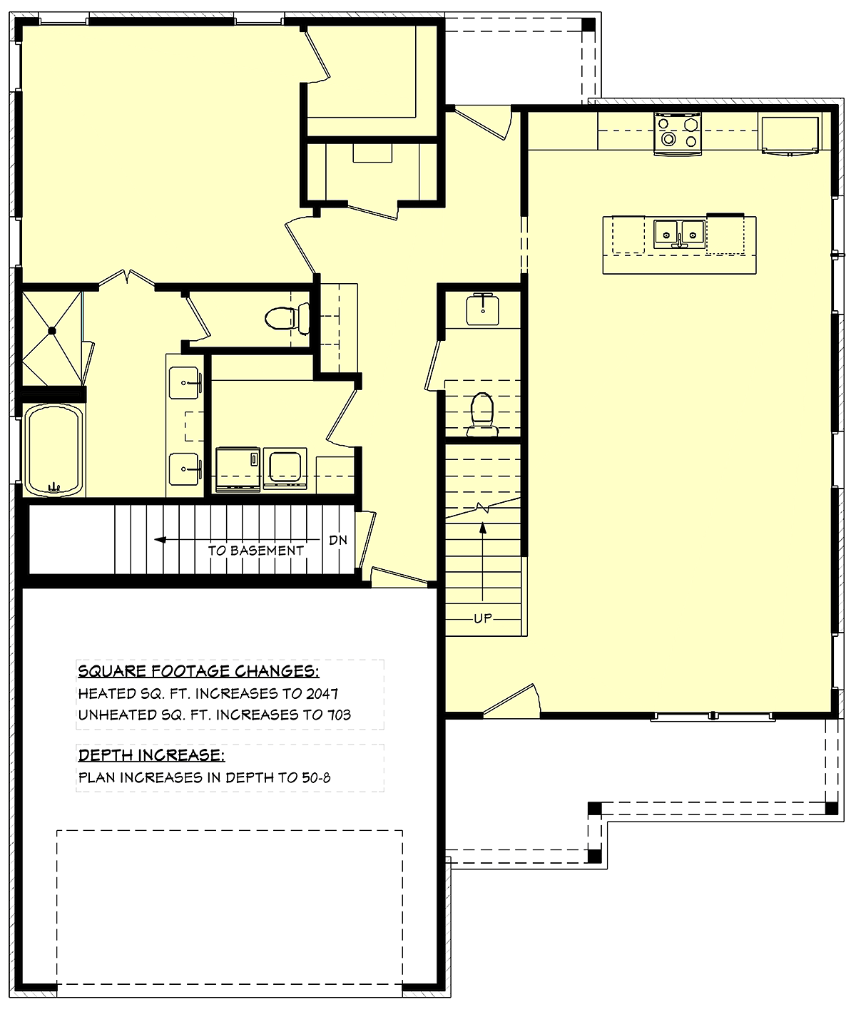 House Plan 80888 Alternate Level One