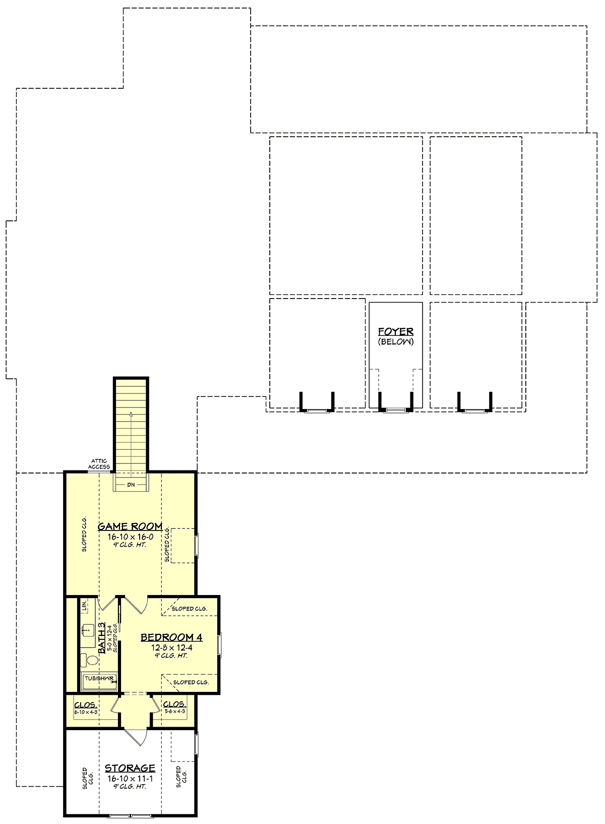 House Plan 80892 Level Two