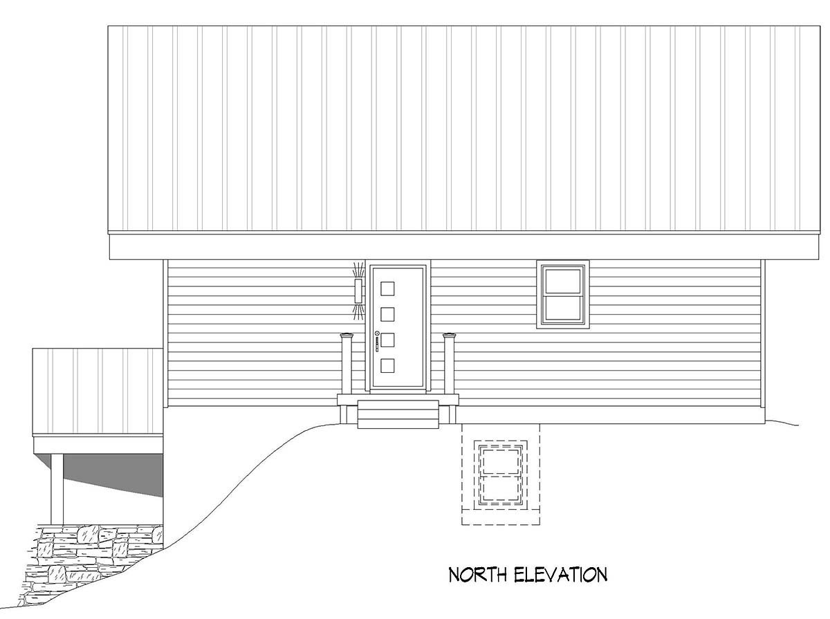 Coastal, Contemporary, Modern Plan with 1008 Sq. Ft., 2 Bedrooms, 2 Bathrooms Picture 2