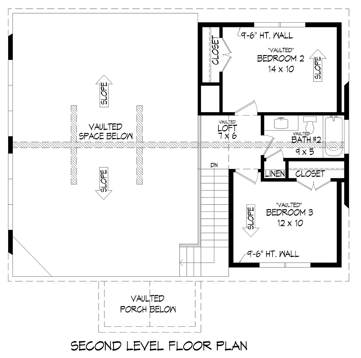 House Plan 80918 Level Two